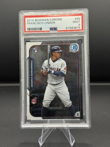 Francisco Lindor #89 2015 Bowman Chrome card