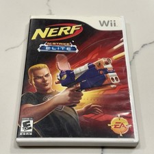Nerf N-Strike Elite (Wii, 2009) Complete CIB Manual TESTED FREE SHIPPING