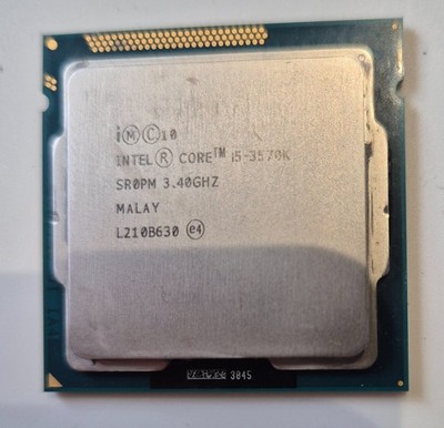 Intel Core i5-3570K CPU Prozessor 4 Core 4 Thread 3,4-3,8GHz LGA1155 SR0PM Malaiisch