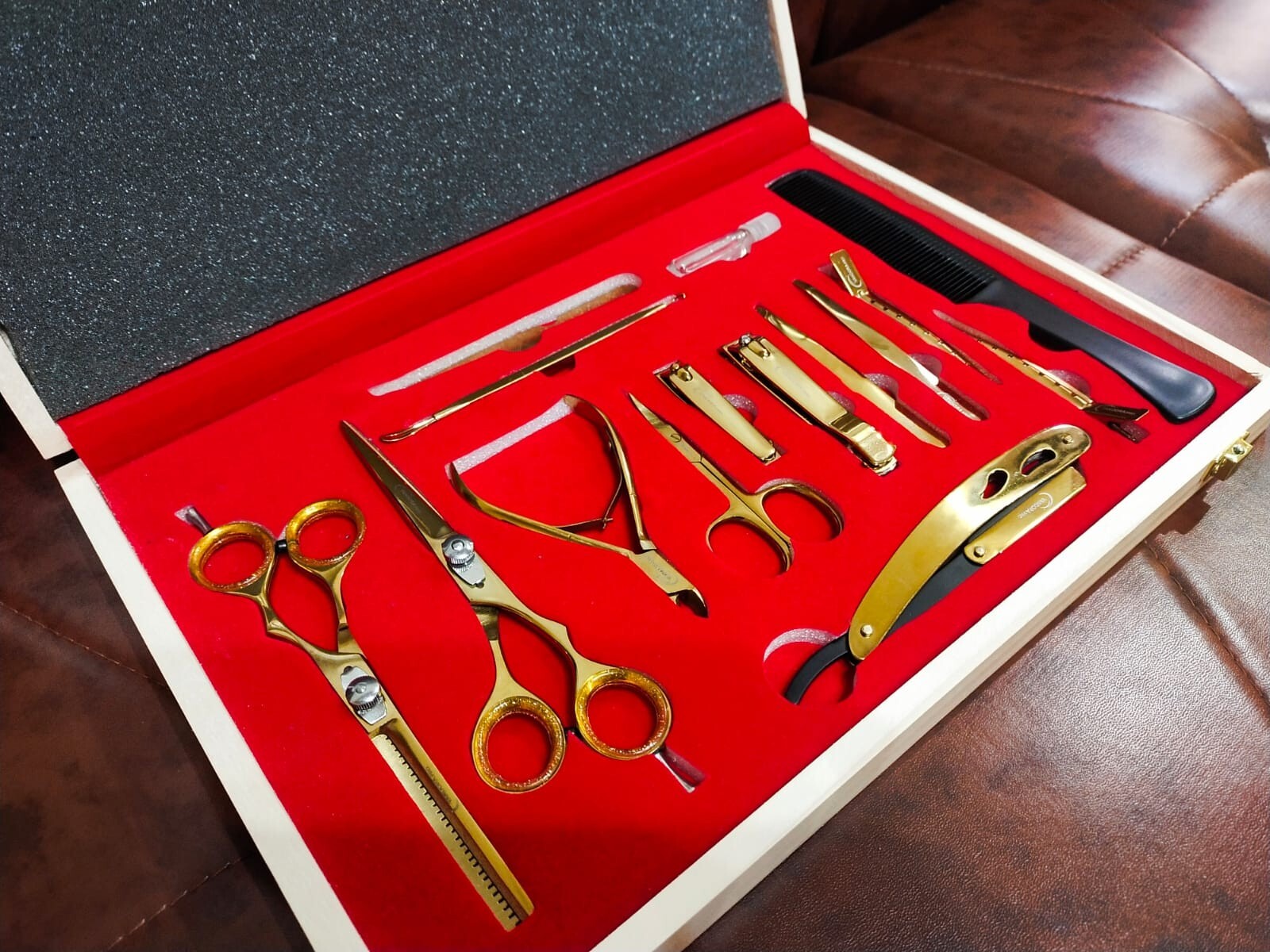 Professional Combo Kits Barber & Manicure Barber Salon Hairdressing eBay