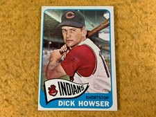 W8-94 BASEBALL CARD - DICK HOWSER - CLEVELAND INDIANS - 1965 TOPPS - CARD #92