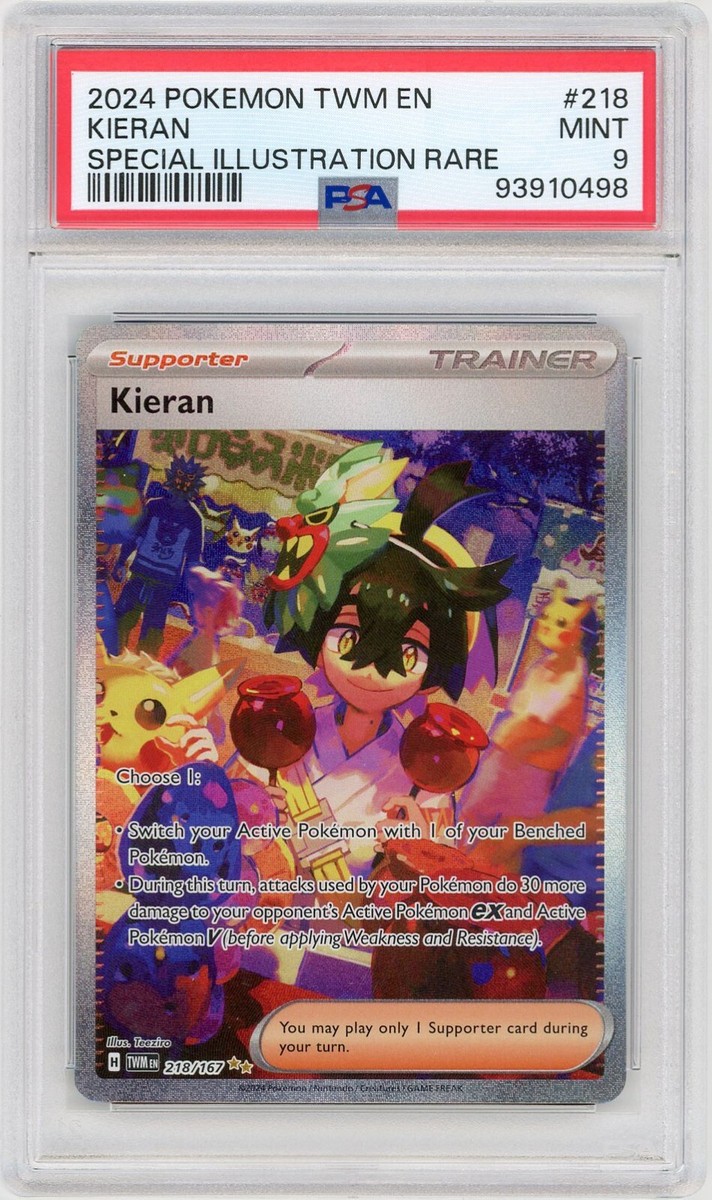 2024 Pokemon Twilight Masquerade #218 Kieran Special Illustration