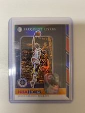 2019-2020 nba hoops premium stock James Harden Frequent Flyers Orange Prizm 