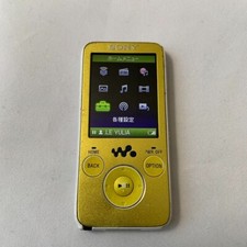 SONY NW-S636F Walkman Digital Media Player Mp3 4GB yellow Japanese Language Used