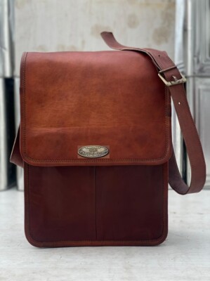 Büffelleder Umhängetasche Schultertasche Kuriertaschen Herren und