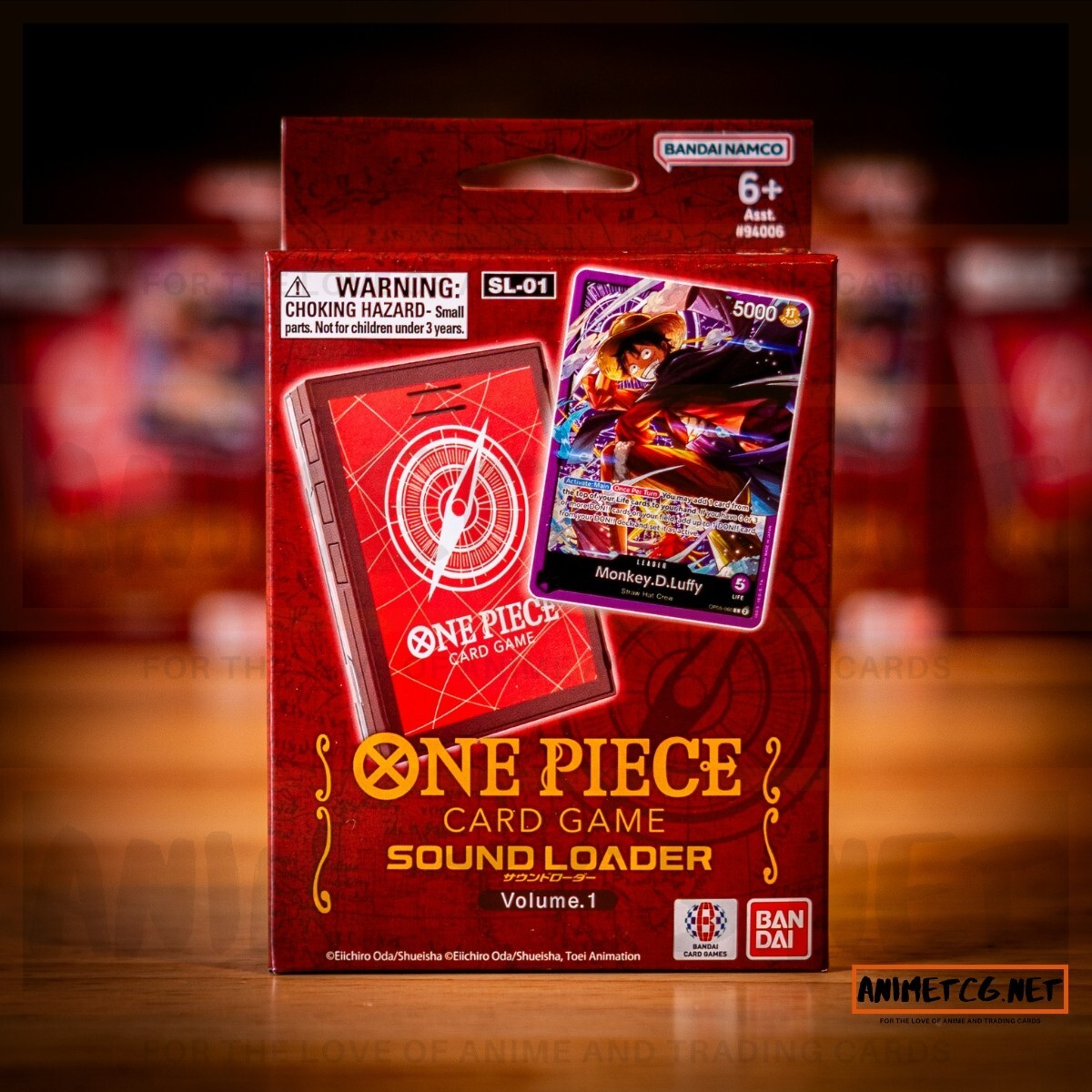 One Piece TCG Sound Loader Vol 1 and Vol 2. New Sealed with Luffy