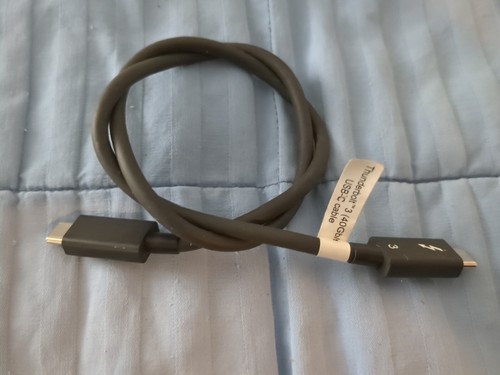 Plugable Thunderbolt 3 TBT3-UD1-83 USB-C Docking Station, DP cables, free ship - Picture 5 of 5