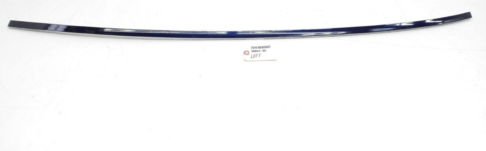 2014-2017 MASERATI GHIBLI S LEFT DRIVER ROOF DRIP MOLDING TRIM OEM BLU PEARL.