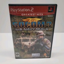 SOCOM 3 US Navy SEALs Greatest Hits (PS2 Sony PlayStation 2) 2005 Video Game