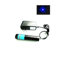 Adjustable Focus Blue Light Dot Laser Diode Module 445/ 450nm 1W 22x90mm w Adapt