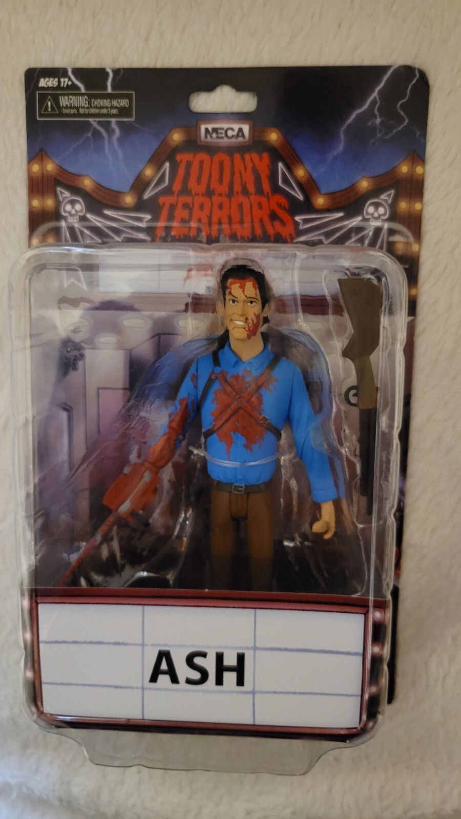 2020 NECA Reel Toys Toony Terrors Evil Dead 2:  Bloody Version Ash