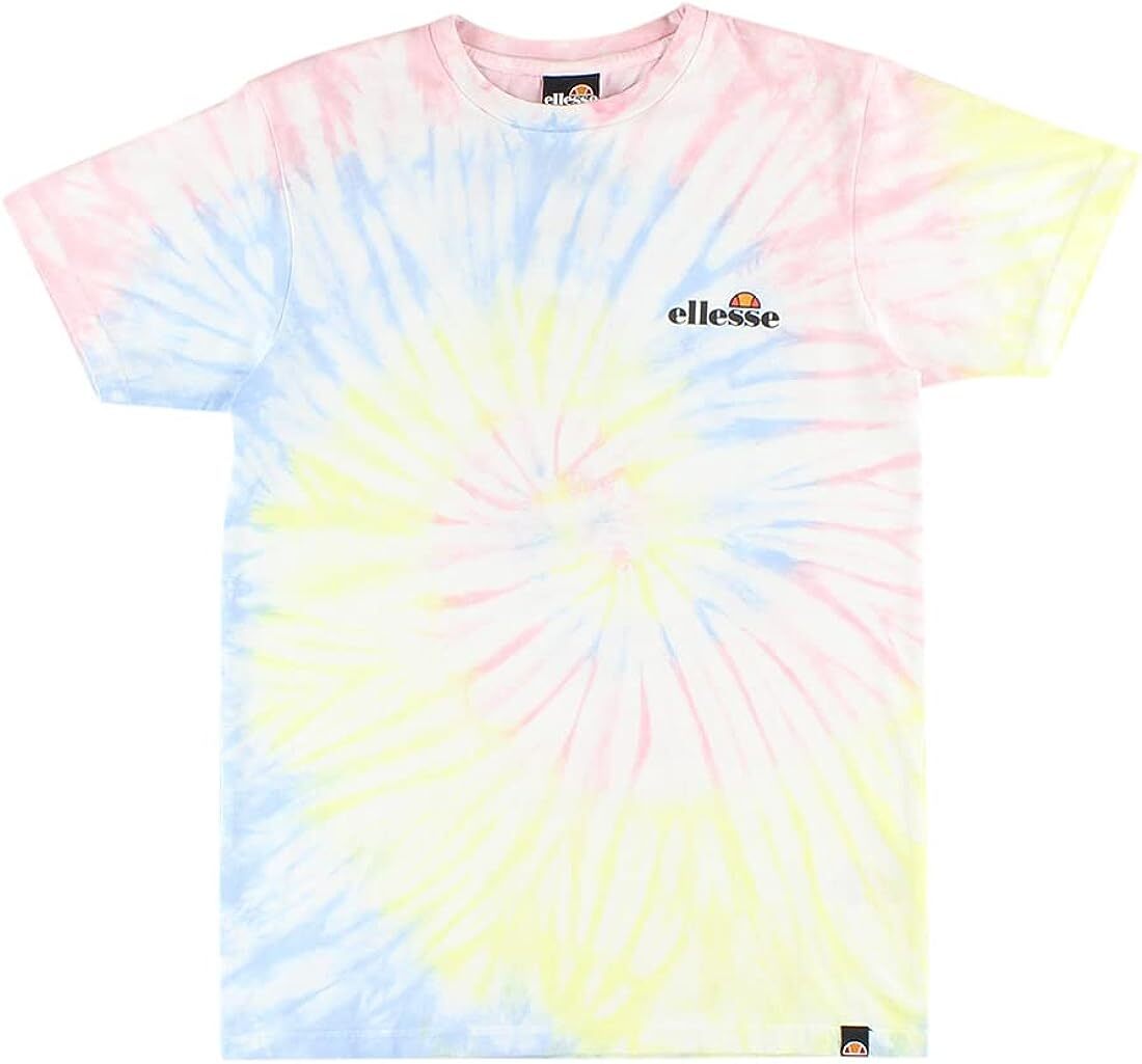 FILA T shirt uomo Ellesse Valaros cravatta tinta cotone manica corta nuovissima S XL