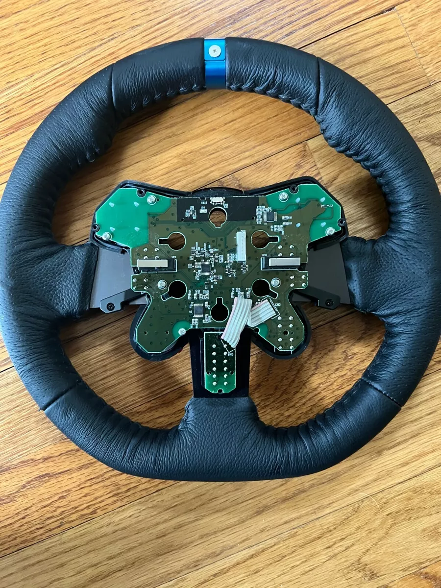 Logitech g923 wheel replacement with it input board for PS4