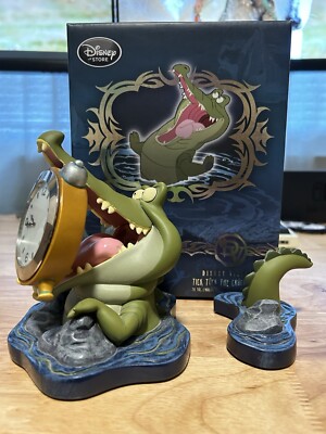 Disney Villains Tick Tock The Crocodile Clock Figure Peter Pan