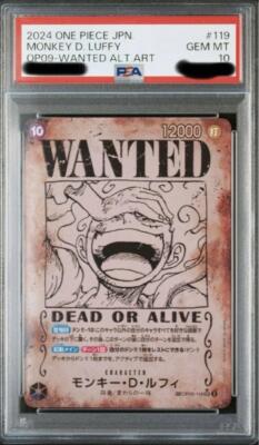 PSA 10 Luffy Nika OP05-119 Wanted Emperors in the New World ONE