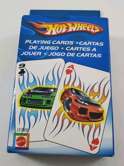 hot wheels playing cards
