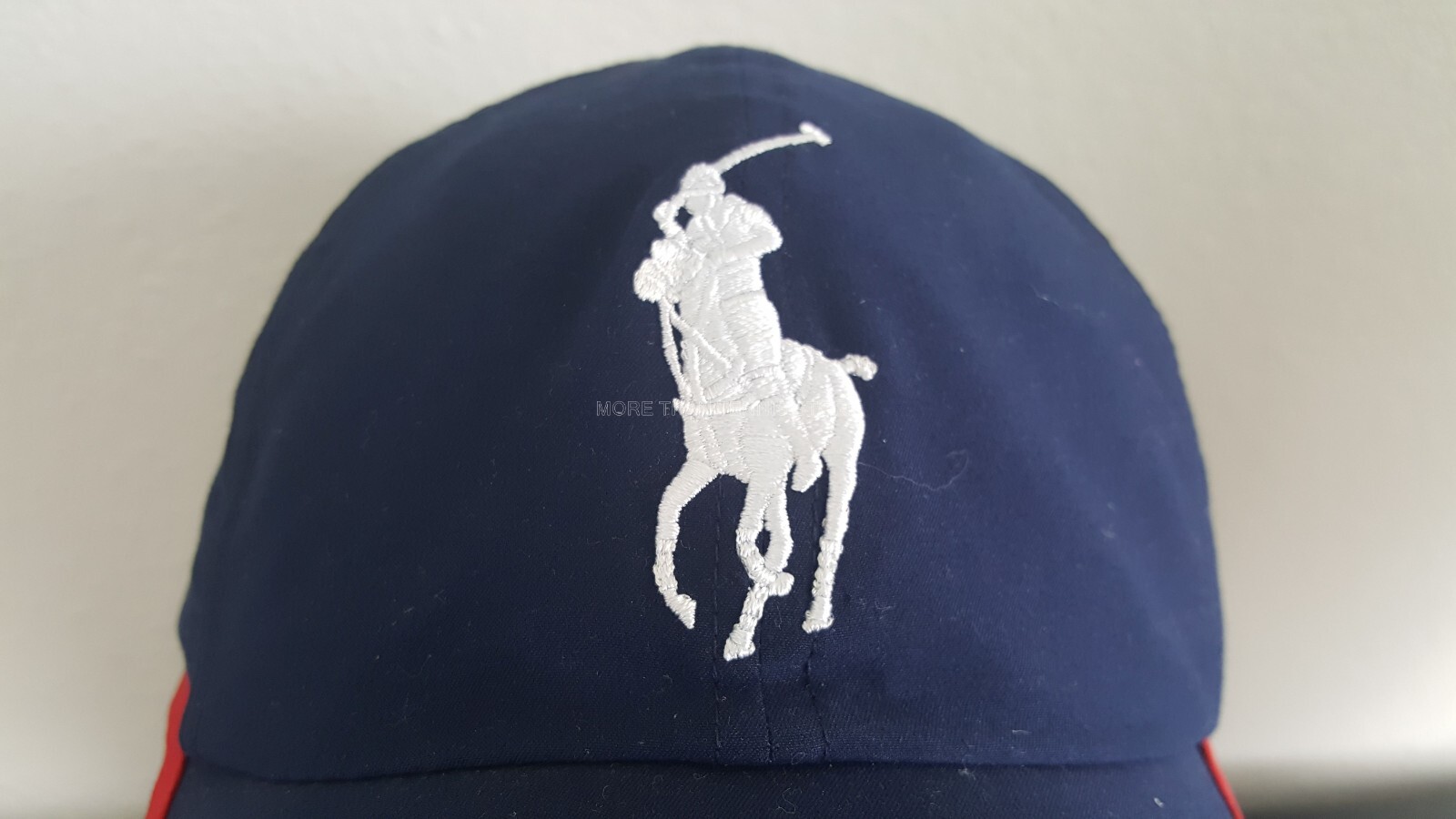 Cappello berretto unisex Polo Ralph Lauren US Open 2015 grande pony blu navy