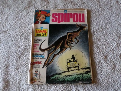 Spirou Journal 1974, Weekly 1911, Franquin, Fantasio, Natasha, Lagaffe