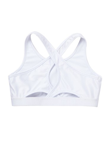 Kids Girls Sleeveless Keyhole Back Crop Top Dance Gym Yoga Workout Sport Bra - Picture 14 of 67