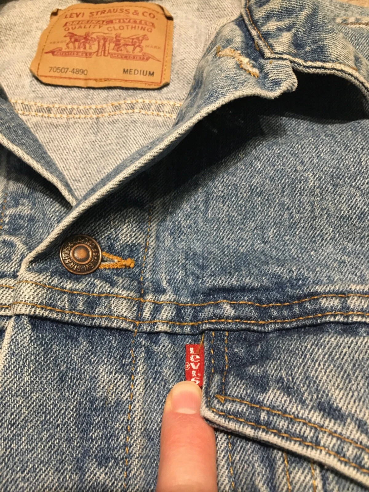 levi's trucker coat vintage jacket