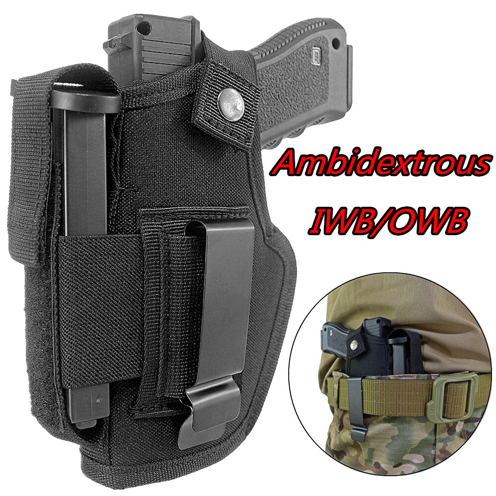 Birchwood Casey Ambidextrous Nylon Holster - OWB Concealed Carry For Handguns