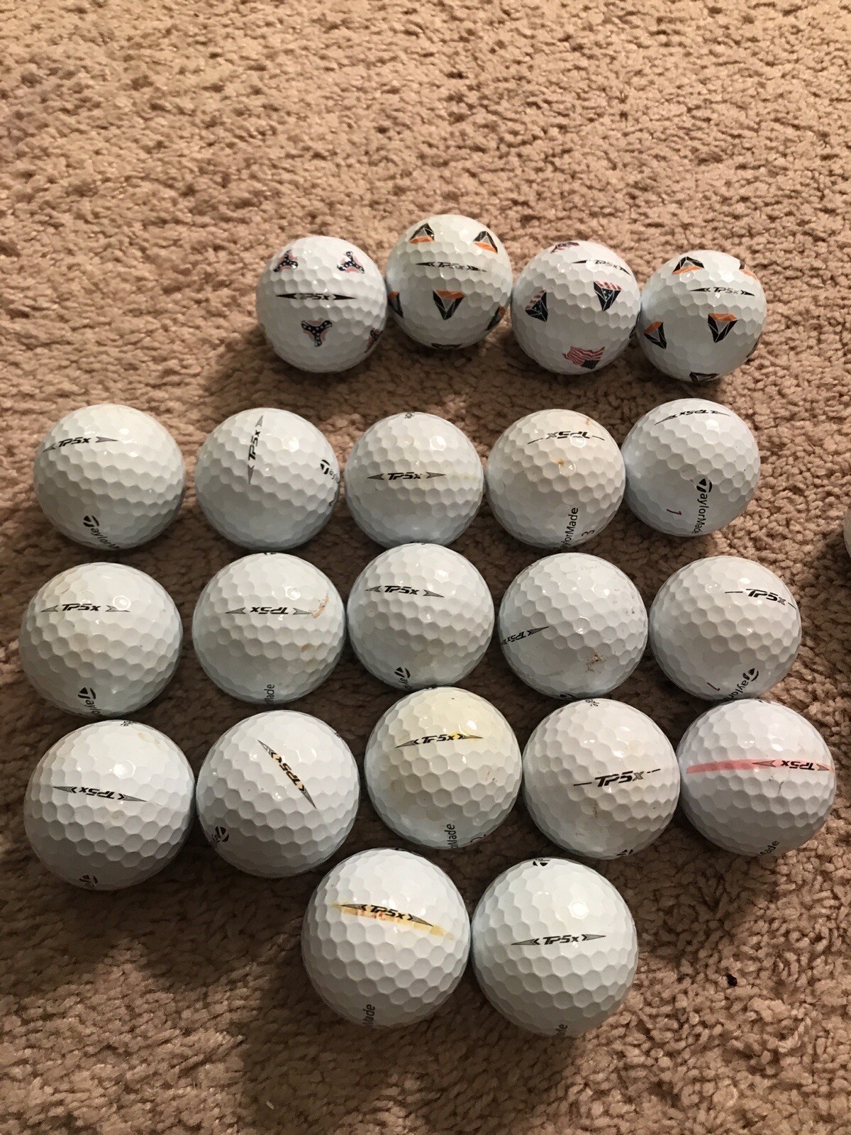 36 Taylormade TP5/TP5x Tour Golf Balls Near Mint AAA+/AAAA. very good