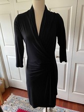Karen Kane Cascade Black Knit Dress size large NWT Made in USA