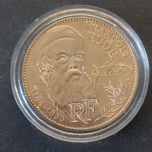 Pièce coin 10 francs 1984 commémorative François Rude 1784 1855 RF