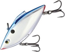 Bill Lewis Rat-L-Trap 0.5oz Chrome Blue Batfish Sounds Catches Multiple Species