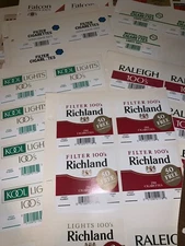 Vintage 1980s/1990s Cigarette Machine and Counter Display Labels Kool Barclay