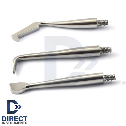Crown Remover Manual With 3 Tips Bridge Removal Restoration Dental Instrument CE - Picture 4 of 4