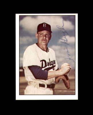 Jim Hughes Signed 1979 TCMA History Series Brooklyn Dodgers Autograph