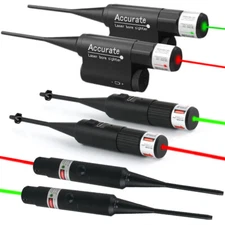 Red Laser Bore Sight Collimator For .177 to .50/12GA Caliber Bore Sighter Rifles