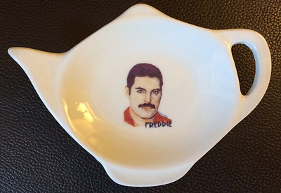 QUEEN Freddie Mercury TEA BAG TIDY HOLDER teabag cl