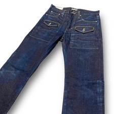 Denim Jeans ETERNAL JEANS Selvedge DENIM Bush Pants Stretch JAPAN W:28 Inseam:35