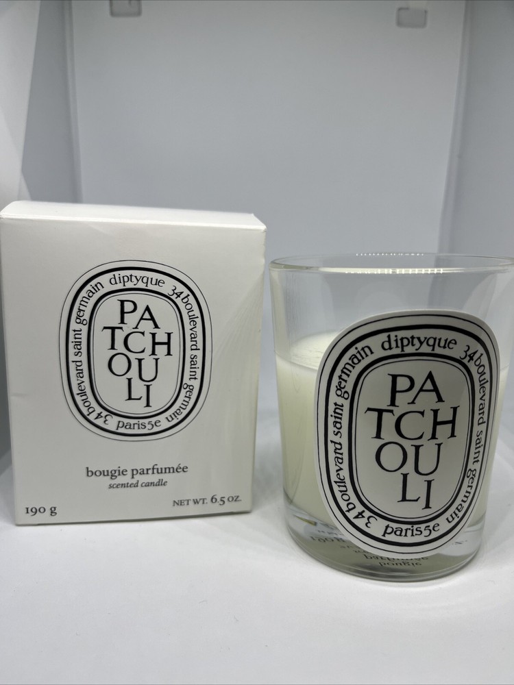 Diptyque Patchouli Scented Candle 6.5oz Used As Pictured