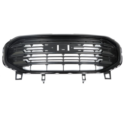 For GMC Terrain 2018 2019 2020 2021 Front Bumper Upper Grille Grill Glossy Black