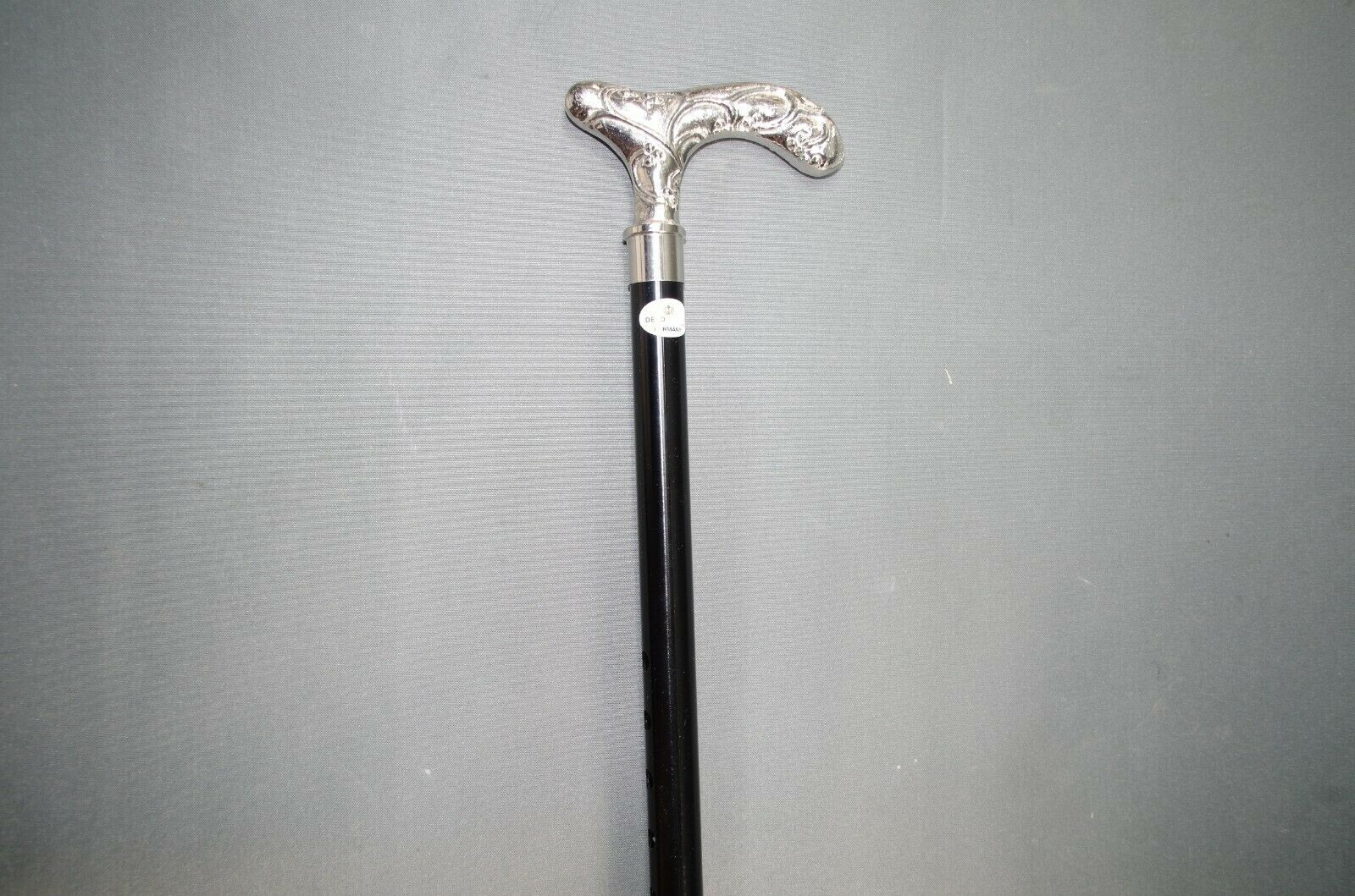 Antique Solid Brass chrome carved Handle Vintage … - image 14