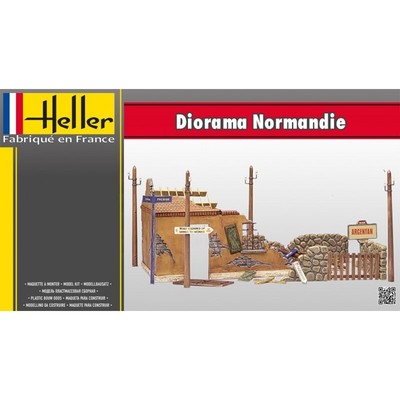 Heller #81250 1/35 Normandy Ruins Diorama