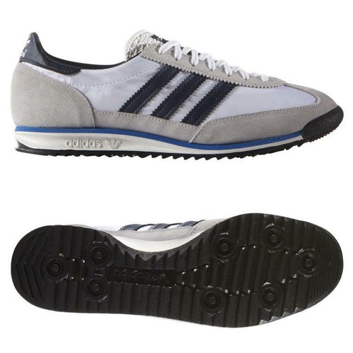 Adidas ORIGINALS Para Hombres Zapatos Tenis SL 72 Vintage Zapatillas Retro  Blanco NUEVO | eBay