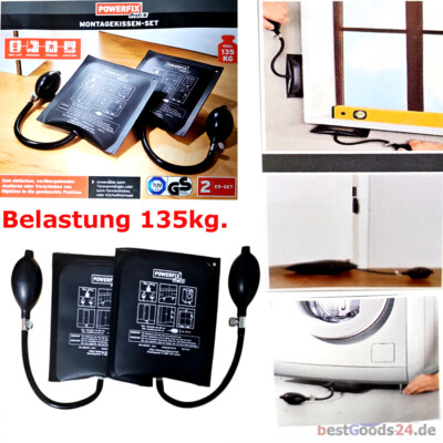 4 x Profi Montagekissen Hubkissen Luftkissen LUFTSACK Belastung 135kg.