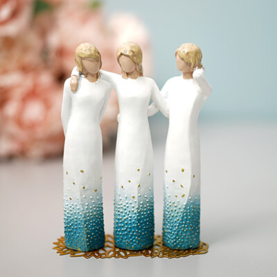 Willow Tree By my side 3Sister by My Side Sculpture Sculpted Hand-Painted Figure