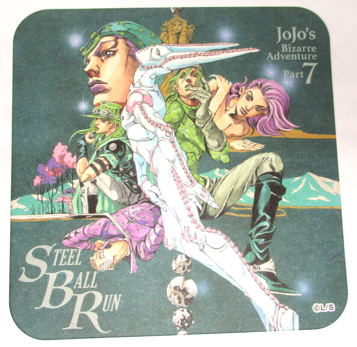 STEEL BALL RUN Art Coaster Jojo'S Bizarre Adventure Hirohiko