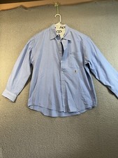 Tommy Hilfiger Button Dress Shirt Men s Large Blue