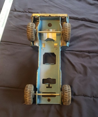Vintage 1:12 Tonka Ramp Hoist Flat Bed Tow Truck 1975 Roll Back Missing Trailer - Picture 7 of 9