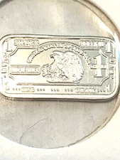 Eagle America Bars, 6 PACK of Solid Silver, 1 Gram Bars By REEDERSONG