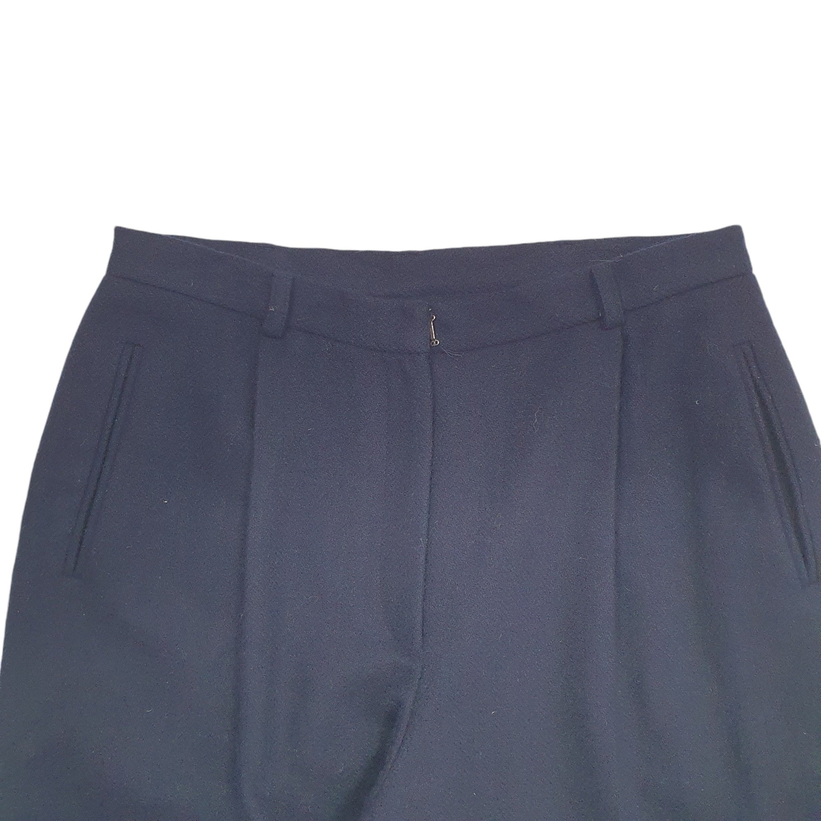 RALPH LAUREN Chino Trousers Wool Navy Womens  12 image 2