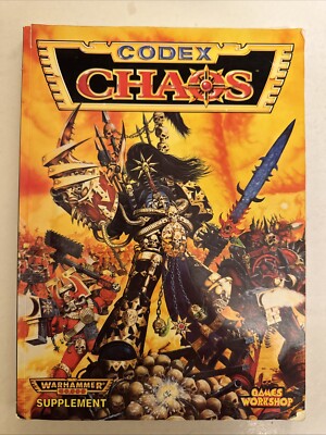 Warhammer Chaos 2nd Edition Codex Supplement Book 40K 1996