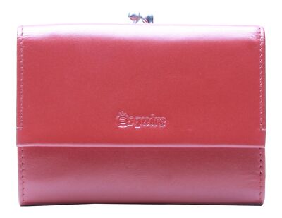 Esquire New Silk Wallet Geldbörse Red dunkelrot Neu
