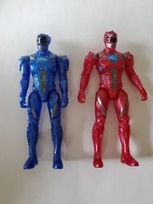 Saban's 5" Mighty Morphin Power Rangers Red Ranger y Blue Ranger